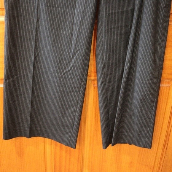 Co & Eddy Pin Stripe Wide Leg Pant Suit Vintage 90s 12/Medium - Picture 9 of 16